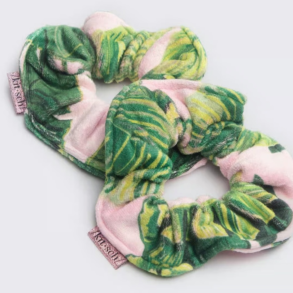 Kitsch Towel Scrunchies 2 Pack Palm